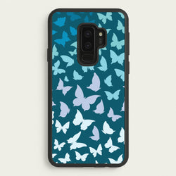 Blue Gradient Butterfly - Butterfly Patterns  - Butterfly Patterns Phone Case for Galaxy S9 Plus