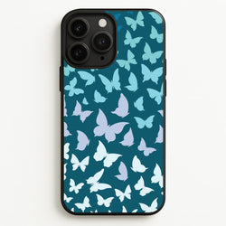 Blue Gradient Butterfly - Butterfly Patterns  - Butterfly Patterns Phone Case for iPhone 11 Pro