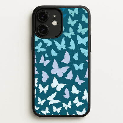 Blue Gradient Butterfly - Butterfly Patterns  - Butterfly Patterns Phone Case for iPhone 11