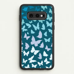 Blue Gradient Butterfly - Butterfly Patterns  - Butterfly Patterns Phone Case for Galaxy S10e