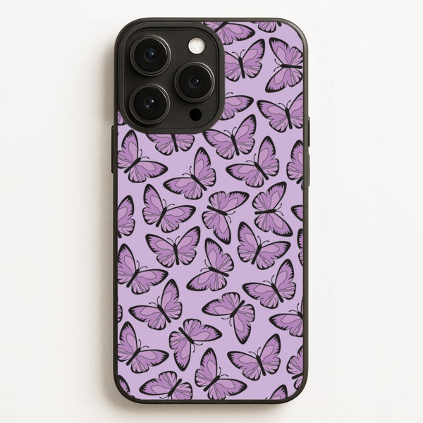 Purple Butterfly - Butterfly Patterns  - Butterfly Patterns Phone Case for iPhone 16 Pro Max
