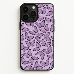Purple Butterfly - Butterfly Patterns  - Butterfly Patterns Phone Case for iPhone 11 Pro