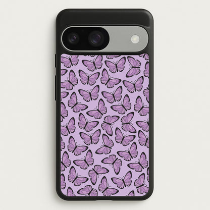 Purple Butterfly - Butterfly Patterns  - Butterfly Patterns Phone Case for Google Pixel 9 / 9 Pro