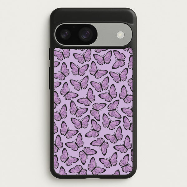 Purple Butterfly - Butterfly Patterns  - Butterfly Patterns Phone Case for Google Pixel 9 / 9 Pro