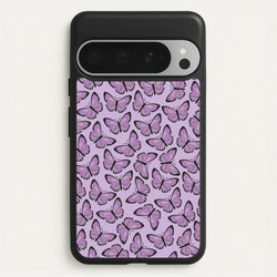 Purple Butterfly - Butterfly Patterns  - Butterfly Patterns Phone Case for Google Pixel 9 Pro XL