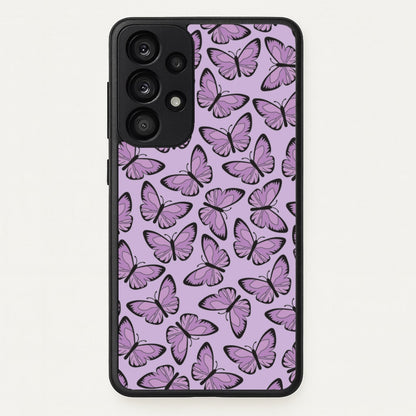 Purple Butterfly - Butterfly Patterns  - Butterfly Patterns Phone Case for Galaxy A33