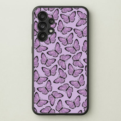 Purple Butterfly - Butterfly Patterns  - Butterfly Patterns Phone Case for Galaxy A13