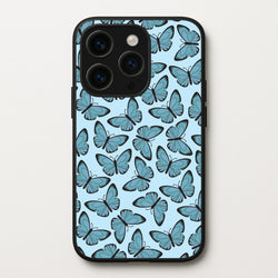 Blue Butterfly - Butterfly Patterns  - Butterfly Patterns Phone Case for iPhone 14 Pro Max