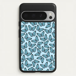Blue Butterfly - Butterfly Patterns  - Butterfly Patterns Phone Case for Google Pixel 9 Pro XL