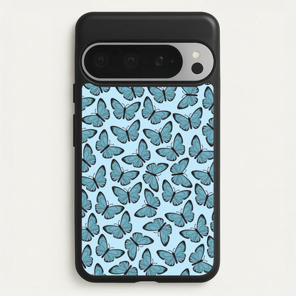 Blue Butterfly - Butterfly Patterns  - Butterfly Patterns Phone Case for Google Pixel 9 Pro XL