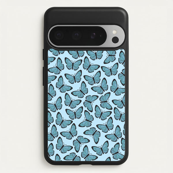 Blue Butterfly - Butterfly Patterns  - Butterfly Patterns Phone Case for Google Pixel 9 Pro XL