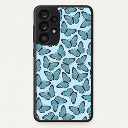 Blue Butterfly - Butterfly Patterns  - Butterfly Patterns Phone Case for Galaxy A53