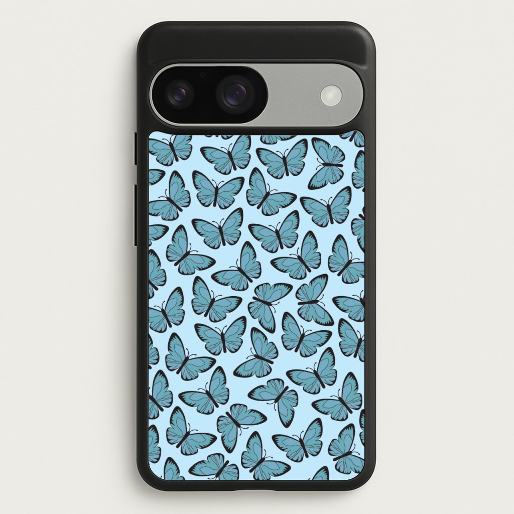 Blue Butterfly - Butterfly Patterns  - Butterfly Patterns Phone Case for Google Pixel 9 / 9 Pro