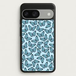 Blue Butterfly - Butterfly Patterns  - Butterfly Patterns Phone Case for Google Pixel 9 / 9 Pro