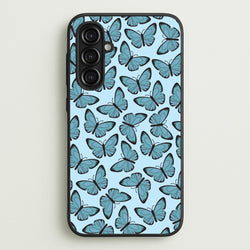 Blue Butterfly - Butterfly Patterns  - Butterfly Patterns Phone Case for Galaxy A16