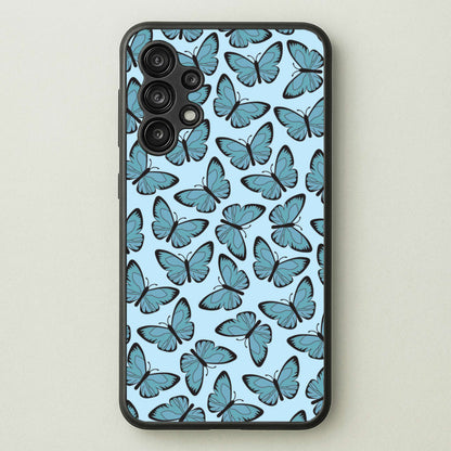 Blue Butterfly - Butterfly Patterns  - Butterfly Patterns Phone Case for Galaxy A13