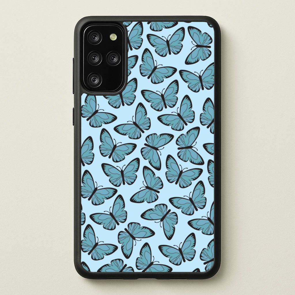 Blue Butterfly - Butterfly Patterns  - Butterfly Patterns Phone Case for Galaxy S20 Plus