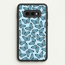 Blue Butterfly - Butterfly Patterns  - Butterfly Patterns Phone Case for Galaxy S10e