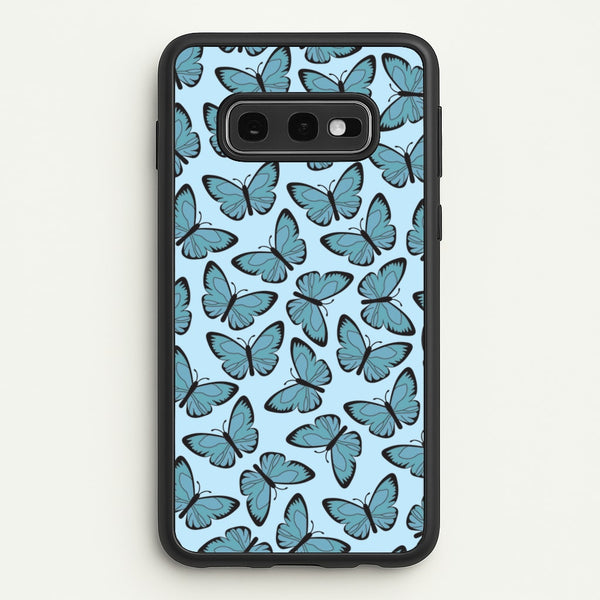 Blue Butterfly - Butterfly Patterns  - Butterfly Patterns Phone Case for Galaxy S10e