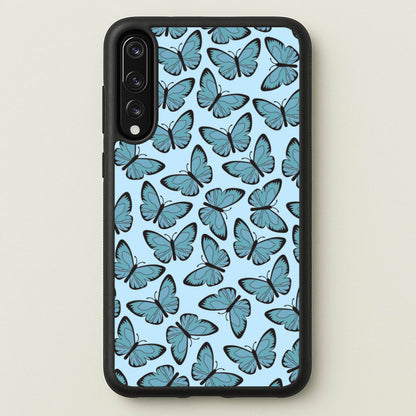 Blue Butterfly - Butterfly Patterns  - Butterfly Patterns Phone Case for Huawei P20 Pro
