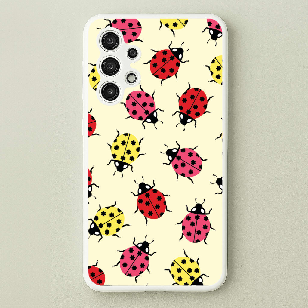 Ladybugs With Flower Spots Pattern  - Patterns Phone Case for Galaxy A13