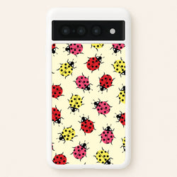 Ladybugs With Flower Spots Pattern  - Patterns Phone Case for Google Pixel 7 Pro