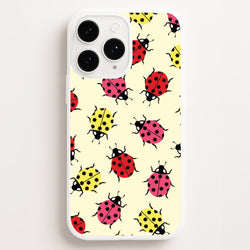 Ladybugs With Flower Spots Pattern  - Patterns Phone Case for iPhone 12 Pro Max