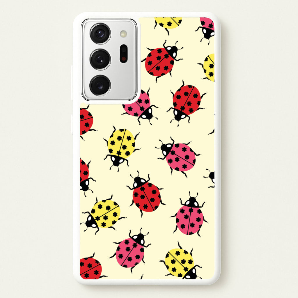 Ladybugs With Flower Spots Pattern  - Patterns Phone Case for Galaxy Note 20 Ultra