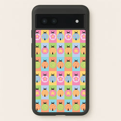 Cartoon Ladybugs Colourful Pattern  - Patterns Phone Case for Google Pixel 7a
