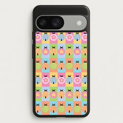 Cartoon Ladybugs Colourful Pattern  - Patterns Phone Case for Google Pixel 9 / 9 Pro