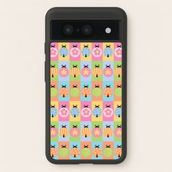 Cartoon Ladybugs Colourful Pattern  - Patterns Phone Case for Google Pixel 8