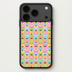 Cartoon Ladybugs Colourful Pattern Phone Case for iPhone 17 Pro
