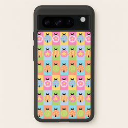 Cartoon Ladybugs Colourful Pattern  - Patterns Phone Case for Google Pixel 8 Pro