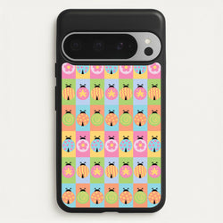 Cartoon Ladybugs Colourful Pattern  - Patterns Phone Case for Google Pixel 9 Pro XL
