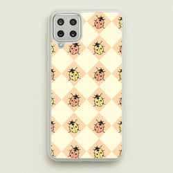 Argyle Ladybugs Pattern  - Patterns Phone Case for Galaxy A12