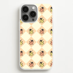 Argyle Ladybugs Pattern  - Patterns Phone Case for iPhone 13 Pro Max