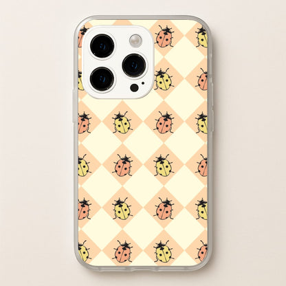 Argyle Ladybugs Pattern  - Patterns Phone Case for iPhone 14 Pro