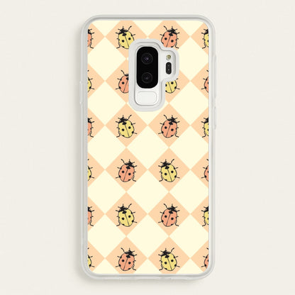 Argyle Ladybugs Pattern  - Patterns Phone Case for Galaxy S9 Plus