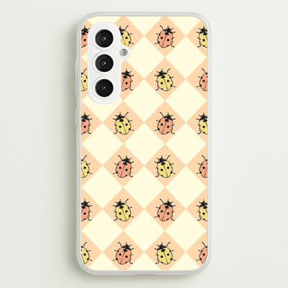 Argyle Ladybugs Pattern  - Patterns Phone Case for Galaxy S23FE