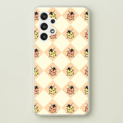 Argyle Ladybugs Pattern  - Patterns Phone Case for Galaxy A13