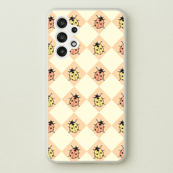 Argyle Ladybugs Pattern  - Patterns Phone Case for Galaxy A13