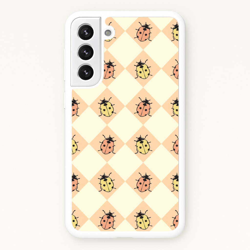 Argyle Ladybugs Pattern  - Patterns Phone Case for Galaxy S22 Plus