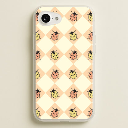 Argyle Ladybugs Pattern  - Patterns Phone Case for iPhone 16e