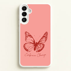 Embrace Change Butterfly  - Patterns Phone Case for Galaxy A34