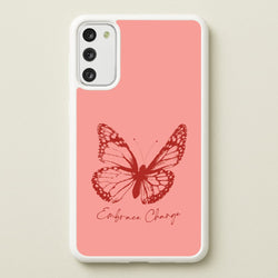 Embrace Change Butterfly  - Patterns Phone Case for Galaxy S20