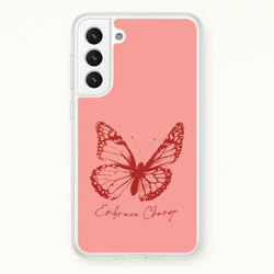 Embrace Change Butterfly  - Patterns Phone Case for Galaxy S22 Plus