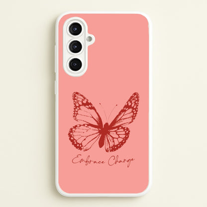 Embrace Change Butterfly  - Patterns Phone Case for Galaxy A16