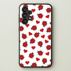 Ladybugs And Hearts Pattern  - Patterns Phone Case for Galaxy A13