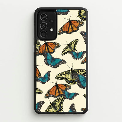 Butterfly Assortment Pattern  - Patterns Phone Case for Galaxy A52 / A52s