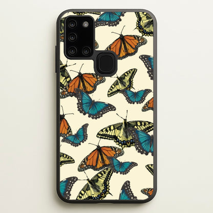 Butterfly Assortment Pattern  - Patterns Phone Case for Galaxy A21s